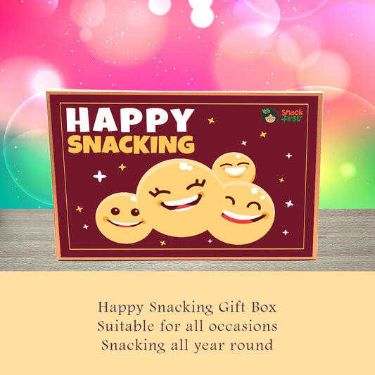 Happy Snacking / Thank You Glitter Gift Snack Box