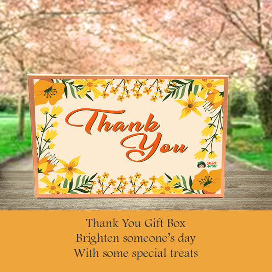 Thank You Glitter Gift Snack Box